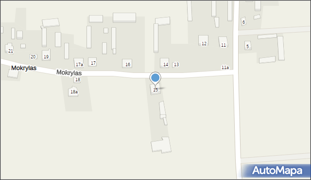 Mokrylas, Mokrylas, 15, mapa Mokrylas