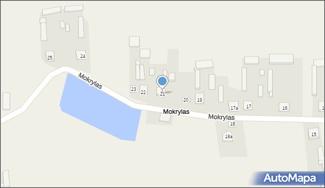 Mokrylas, Mokrylas, 21, mapa Mokrylas