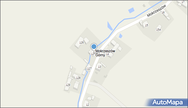 Mokrzeszów, Mokrzeszów, 127A, mapa Mokrzeszów