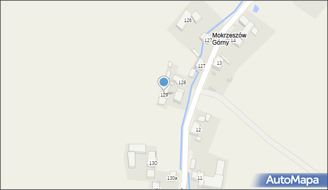 Mokrzeszów, Mokrzeszów, 129, mapa Mokrzeszów