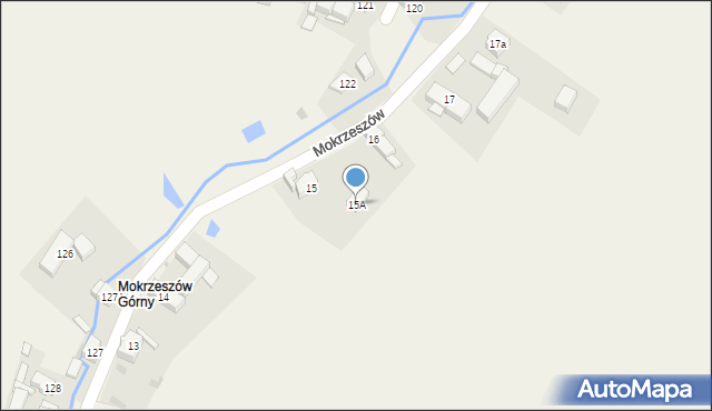 Mokrzeszów, Mokrzeszów, 15A, mapa Mokrzeszów