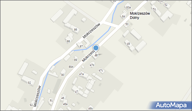 Mokrzeszów, Mokrzeszów, 48, mapa Mokrzeszów