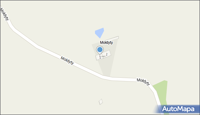 Mołdyty, Mołdyty, 1, mapa Mołdyty