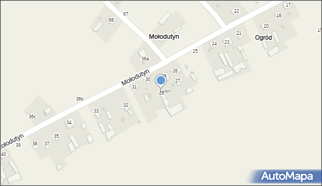 Mołodutyn, Mołodutyn, 29, mapa Mołodutyn