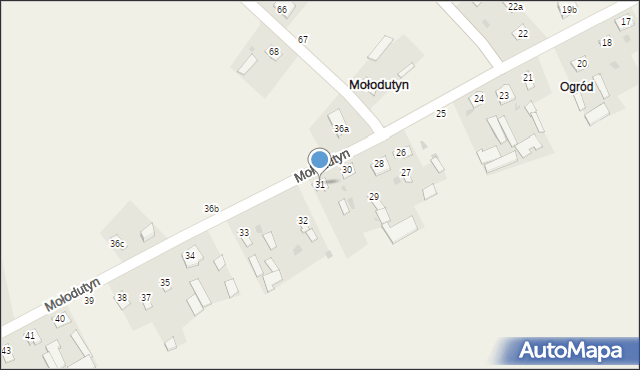 Mołodutyn, Mołodutyn, 31, mapa Mołodutyn