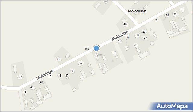 Mołodutyn, Mołodutyn, 33, mapa Mołodutyn