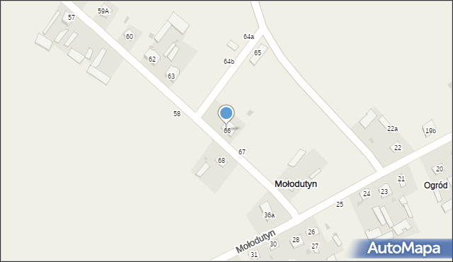 Mołodutyn, Mołodutyn, 66, mapa Mołodutyn