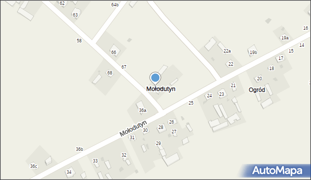 Mołodutyn, Mołodutyn, 69, mapa Mołodutyn