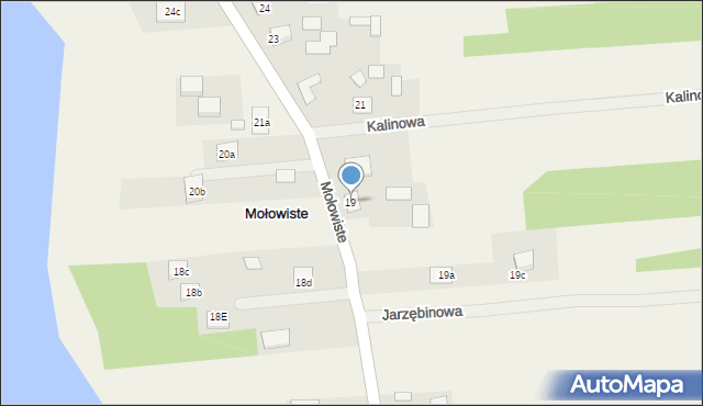 Mołowiste, Mołowiste, 19, mapa Mołowiste