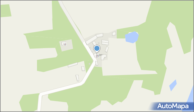 Mołożew-Wieś, Mołożew-Wieś, 13, mapa Mołożew-Wieś