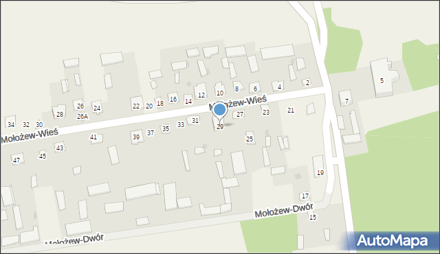Mołożew-Wieś, Mołożew-Wieś, 29, mapa Mołożew-Wieś
