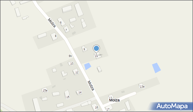 Molza, Molza, 11, mapa Molza