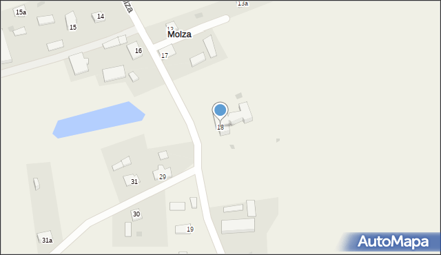 Molza, Molza, 18, mapa Molza