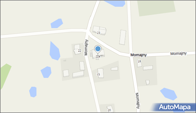 Momajny, Momajny, 22a, mapa Momajny