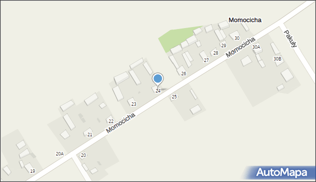 Momocicha, Momocicha, 24, mapa Momocicha