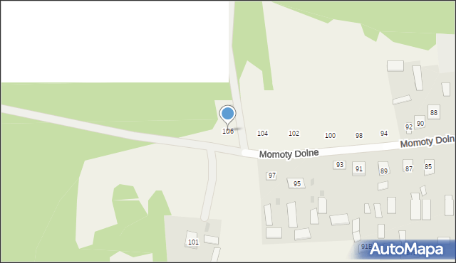 Momoty Dolne, Momoty Dolne, 106, mapa Momoty Dolne