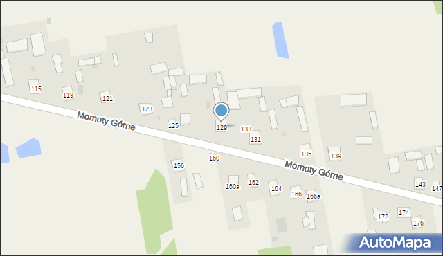 Momoty Górne, Momoty Górne, 129, mapa Momoty Górne