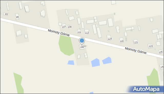 Momoty Górne, Momoty Górne, 142, mapa Momoty Górne
