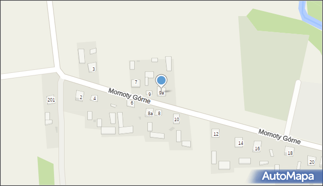 Momoty Górne, Momoty Górne, 9a, mapa Momoty Górne
