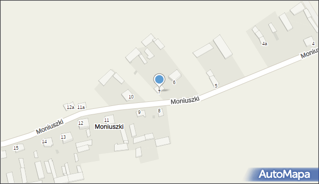 Moniuszki, Moniuszki, 7, mapa Moniuszki