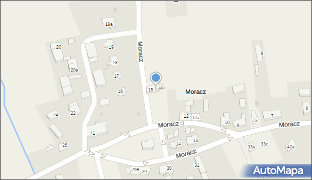 Moracz, Moracz, 15a, mapa Moracz