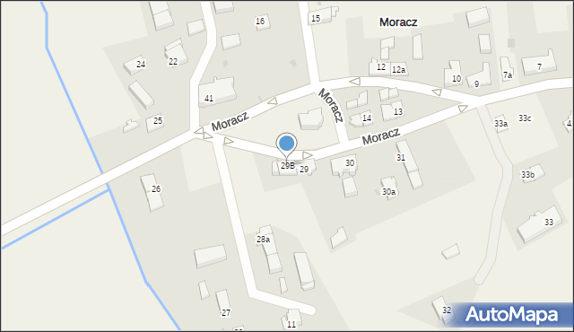 Moracz, Moracz, 29B, mapa Moracz