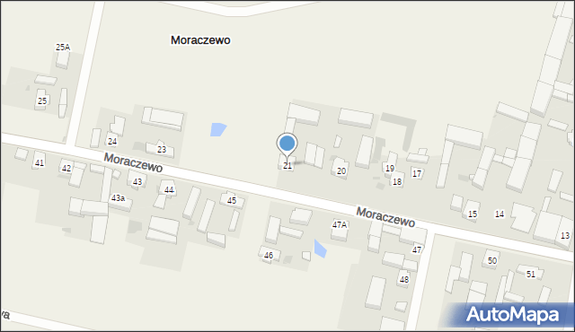 Moraczewo, Moraczewo, 21, mapa Moraczewo