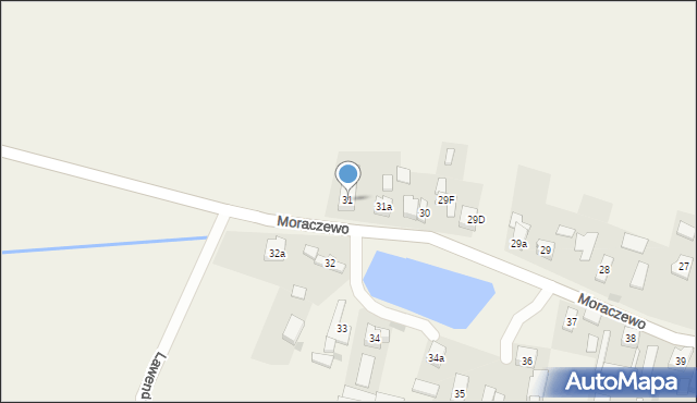 Moraczewo, Moraczewo, 31, mapa Moraczewo