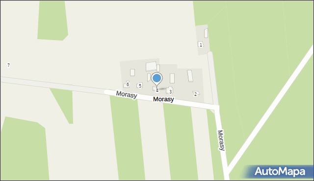 Morasy, Morasy, 4, mapa Morasy
