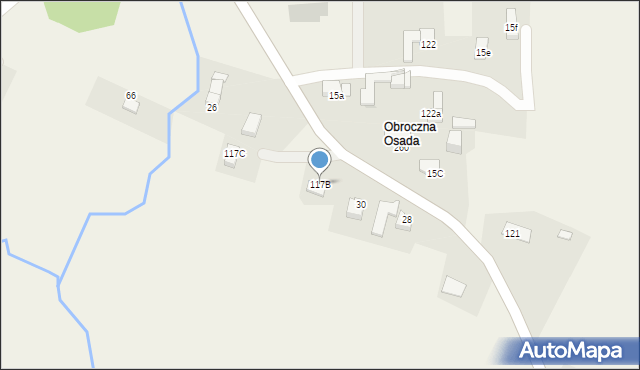Morawczyna, Morawczyna, 117B, mapa Morawczyna