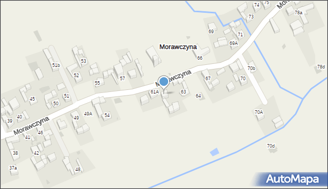 Morawczyna, Morawczyna, 61b, mapa Morawczyna