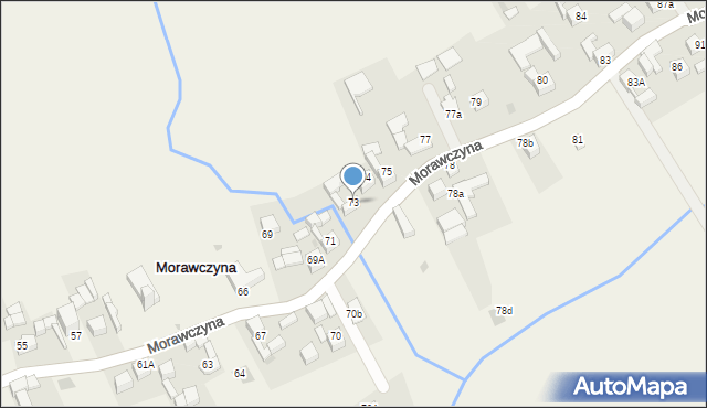 Morawczyna, Morawczyna, 73, mapa Morawczyna