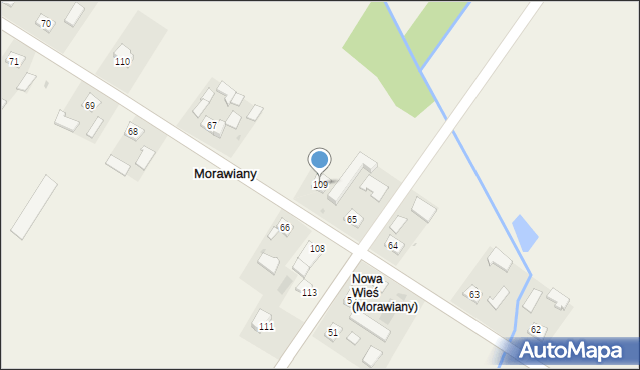 Morawiany, Morawiany, 109, mapa Morawiany