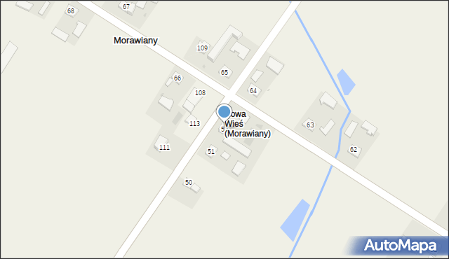 Morawiany, Morawiany, 52, mapa Morawiany