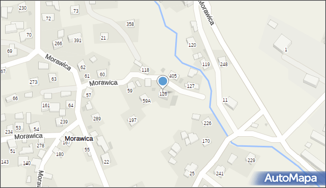 Morawica, Morawica, 126, mapa Morawica