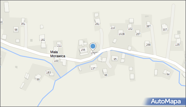 Morawica, Morawica, 172, mapa Morawica