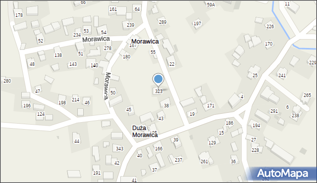 Morawica, Morawica, 323, mapa Morawica