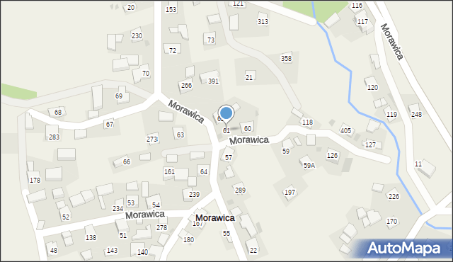 Morawica, Morawica, 61, mapa Morawica