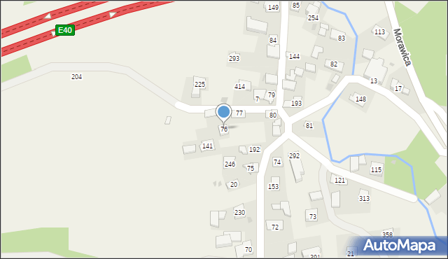 Morawica, Morawica, 76, mapa Morawica