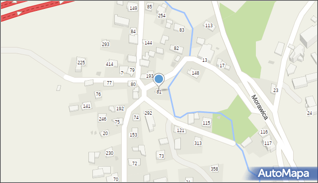 Morawica, Morawica, 81, mapa Morawica