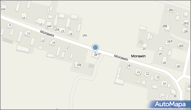 Morawin, Morawin, 18, mapa Morawin