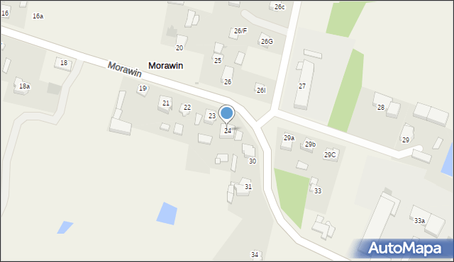 Morawin, Morawin, 24, mapa Morawin
