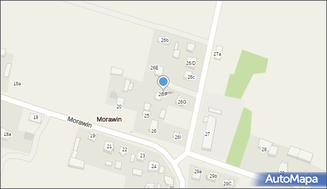Morawin, Morawin, 26/F, mapa Morawin