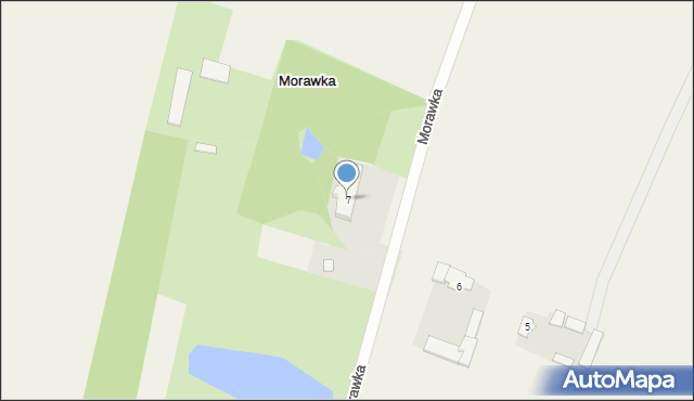 Morawka, Morawka, 7, mapa Morawka