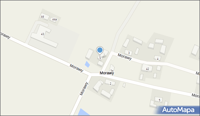 Morawy, Morawy, 1, mapa Morawy