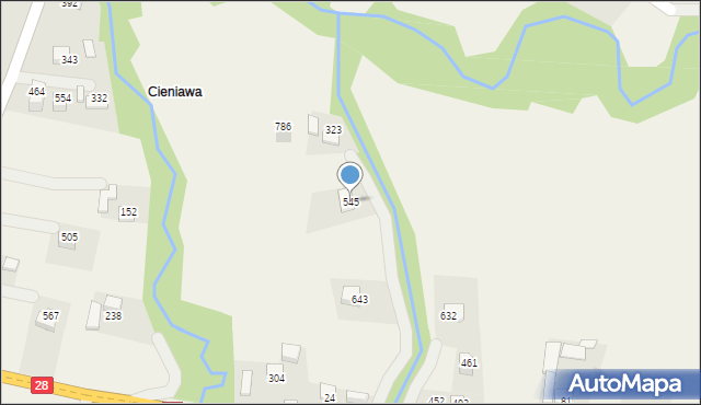 Mordarka, Mordarka, 545, mapa Mordarka