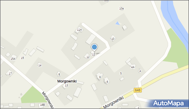 Morgowniki, Morgowniki, 11, mapa Morgowniki