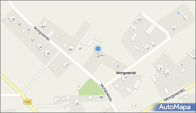 Morgowniki, Morgowniki, 14, mapa Morgowniki