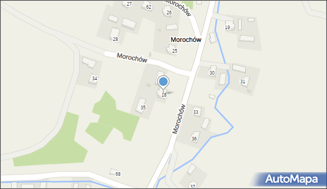 Morochów, Morochów, 18, mapa Morochów