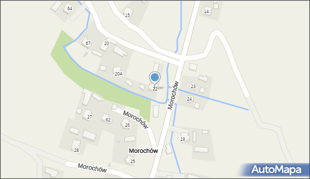 Morochów, Morochów, 22, mapa Morochów